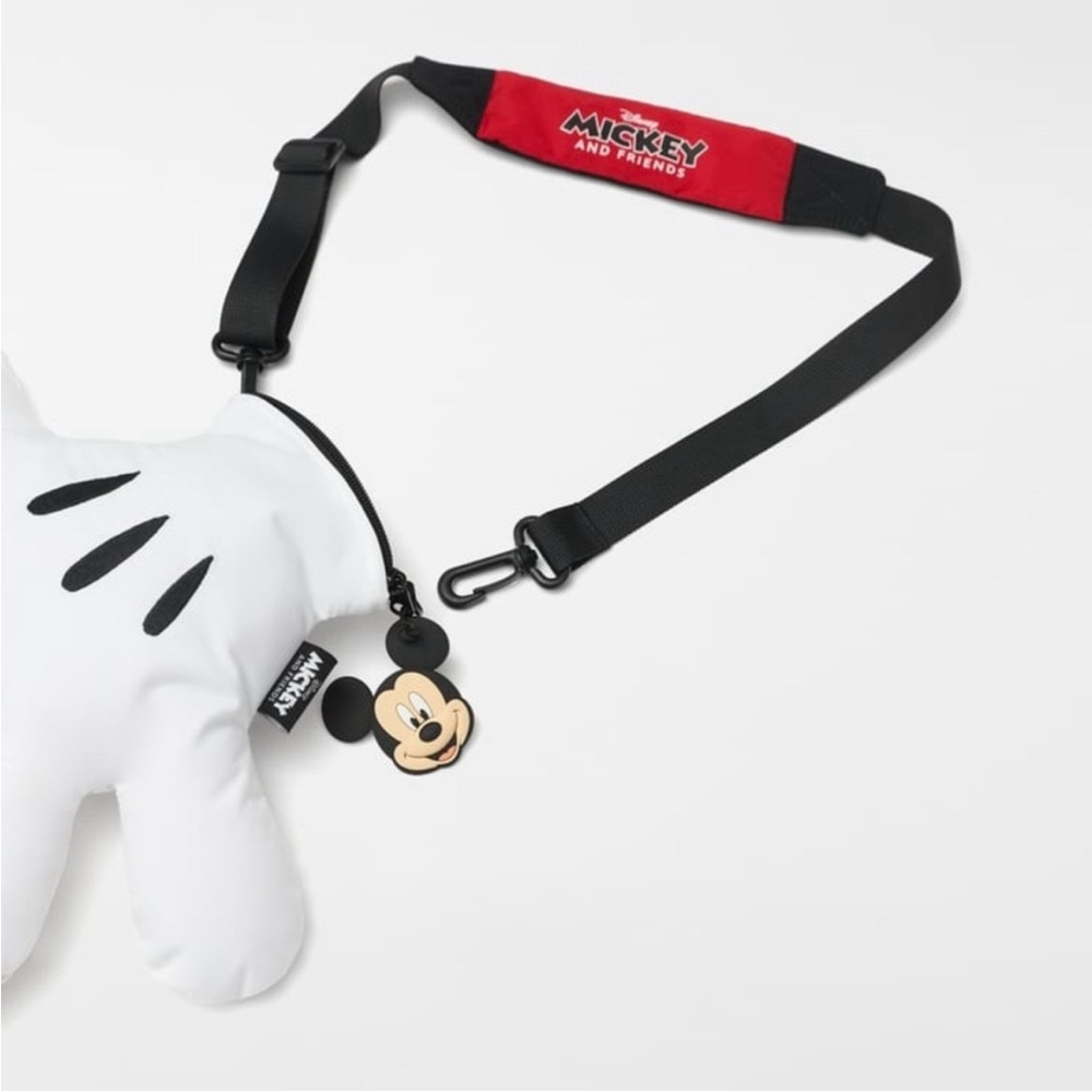 NWT Zara X Disney Mickey Mouse Glove Purse Crossbody Bag - Picture 3 of 13
